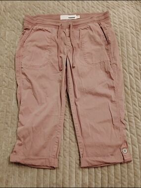 SONOMA Women's Dusty Pink Drawstring Capri Pants